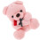 Ours en peluche rose en coton PP 1