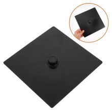 1 stuk zwarte plastic spaarpotstopper voor doe-het-zelf-liefhebbers en knutselprojecten 7,9 x 7,9 x 0,8 inch