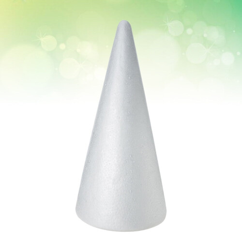 Conuri florale albe DIY 10 buc 19x7cm 1
