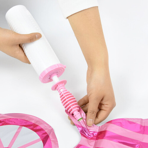 Effektiv håndpusteballoninflator af plastik 2