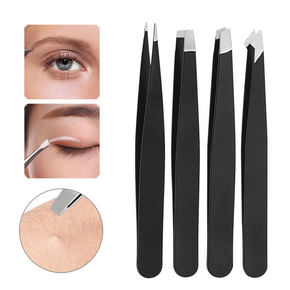 Eyebrow Tweezers Stainless Steel Hair Plucker for Women Multi-purpose, Beauty & Personal Care