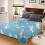 Drap-housse fleuri 200 x 230 cm, polyester, taille Queen 4