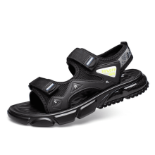 Men's Sandals Summer Sports Sandals with Soft Latex Cushion Adjustable Hook-and-Loop Straps Lightweight Comfortable Sandals for Walking Beach