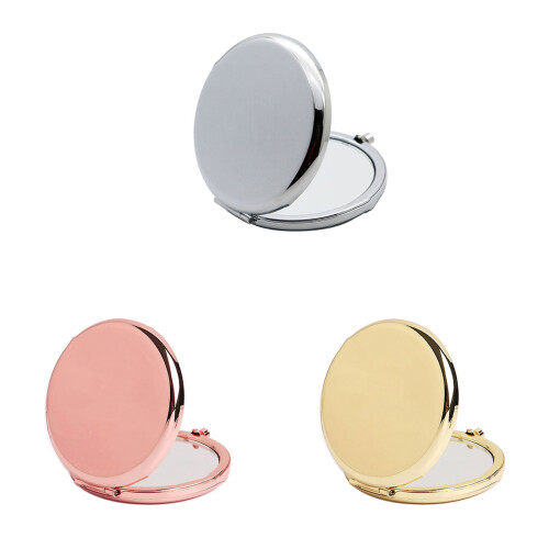 Compact spiegeltje, effen kleur, zakformaat 2