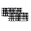 Ημιδιάφανο βερνίκι παραθύρου Buffalo Plaid 18x52in (2 τεμάχια) 1