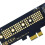 M.2NVME SSD σε pcie3.0X1x4x8x16Κάρτα επέκτασης σκληρού δίσκου για επιτραπέζιους υπολογιστές 4