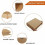 Caixas de envio marrons de 12x9x3 polegadas (pacote com 20), com fecho de aba e aba, ideais para embalagens de pequenas empresas e envio de presentes. 3