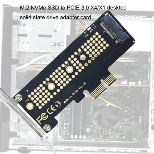 M.2NVME SSD σε pcie3.0X1x4x8x16Κάρτα επέκτασης σκληρού δίσκου για επιτραπέζιους υπολογιστές 1
