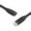 Cabo extensor USB-C preto de 39,4 polegadas para dispositivos USB-C (1 unidade) 4
