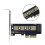 M.2NVME SSD σε pcie3.0X1x4x8x16Κάρτα επέκτασης σκληρού δίσκου για επιτραπέζιους υπολογιστές 5