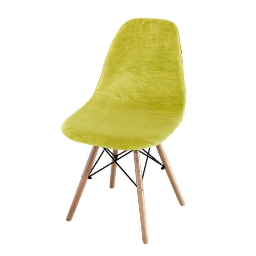Housse de fauteuil extensible en velours pour salon, 1 pièce