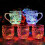 Gobelet à bière LED Dragon, en polypropylène transparent, 285 ml 2