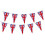 Guirlande de drapeaux britanniques Union Jack, en polyester, lot de 10 1