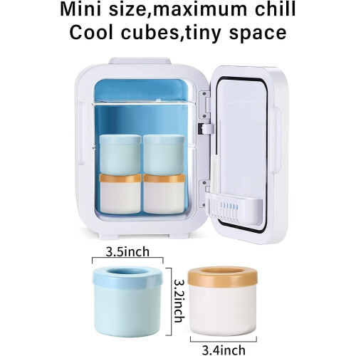 Silicone Ice Cube Tray, Cylinder Design, 60-Cube Capacity 1
