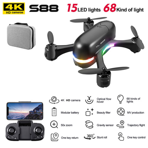 Drone με κάμερα FPV για ενήλικες 1080P, Πολυλειτουργικό Drone Ακέφαλο Νυχτερινό Όραμα,