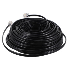 KALLORY 1Pcs Cable for Telephone in Black 787.4 Inch for Long-distance Communication and Replacement