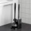 Ensemble ventouse et brosse WC en silicone avec support 5