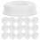 50 Pcs Poster Tube End Plugs Multi-function Round Caps White 5
