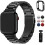 Συμβατό με Apple Watch Μεταλλικό λουράκι 38 χιλιοστών – Ρυθμιζόμενο λουράκι iWatch με 1
