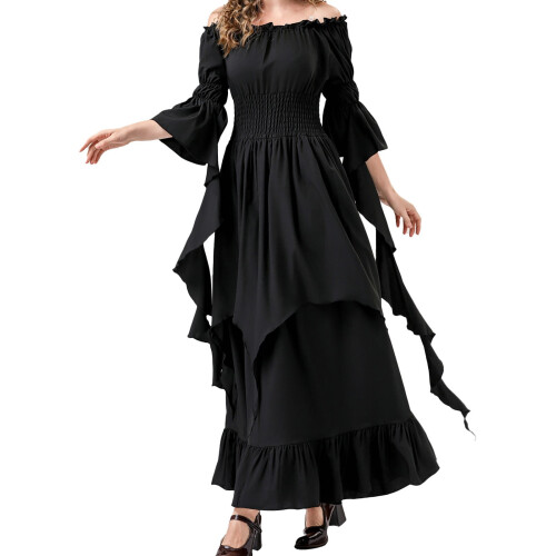 Halloween-Kostüme für Damen, Irisches Mittelalterkleid 1