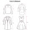 KDFJPTH Oversize-Pullover für Damen, Langarmpullover, Strickwaren, Uni-Print, Schwarz, XXL 5