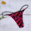 String pour femme, culotte string coquine pour la Saint-Valentin, string taille basse en dentelle confortable 4