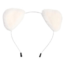 Fellkopf, niedliche Plüschkatzenohren, flauschiges und weiches Stirnband zum Gesichtwaschen, flauschiges Stirnband für Cosplay und Kostümpartys,