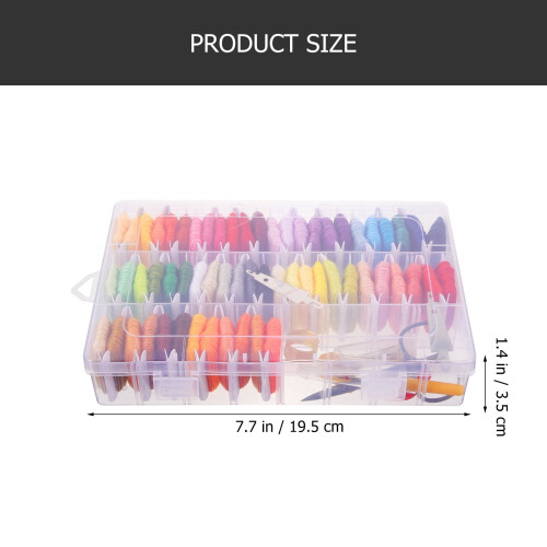 1 Set of String Bracelet Making Kit Bracelet Strings Set Embroidery Diy Threads Kit 2