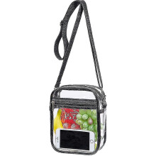 (l) Clear Messenger Bag For Work & Business Travel For Men