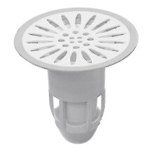 (White) 2pcs Sewer Anti-odor Shower Drain Stopper Deodorant Floor Drain Cover W