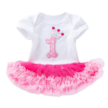 Baby Girl Preemie Clothes Girl Baby Children's Skirt Baby Holiday Dress Short Sleeve Dress Skirt Climbing Suit Romper Bodysuit