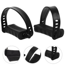 Worgeous Adjustable Exercise Bike Pedals with Non-Slip Straps – Compatible with Stationary Bikes & Indoor Cycling Equipment