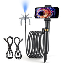 Two-Way 360 Articulating Borescope, 1080P Camera, endoscope Light with 9CW9