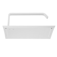 Suporte para Papel Higiênico com Prateleira (1 Unidade) - Prata - 30cm x 20cm x 10cm - Ideal para Banheiro