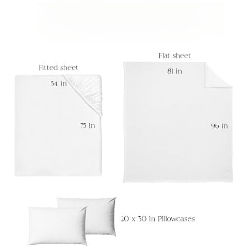 Ensemble de literie en microfibre King 4 pièces 2