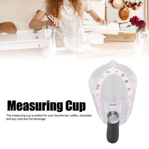 Πλαστικό δοσομετρικό κύπελλο τροφίμων, 250ml, διαφανές, αδιάβροχο για σερβίρισμα – 1