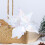 Glitzernde künstliche Weihnachtsstern-Stecklinge 5