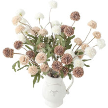 Mini chrysanthèmes en fausse soie beige Floroom (5 pièces)
