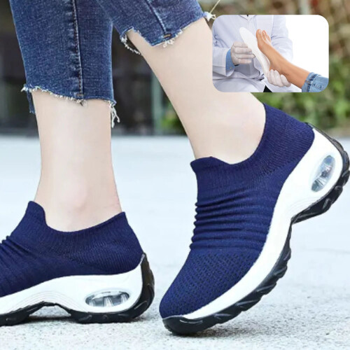 Γυναικεία slip-on αθλητικά παπούτσια για περπάτημα, ορθοπεδικά, άνετα αθλητικά 2
