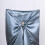 Dusty Blue Universal Solid Satin Chair Covers Slipcovers Wedding Decorations 5