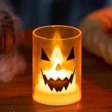 Κεριά φαντασμάτων για το Halloween από κερί σόγιας - συσκευασία 3 μη τοξικών