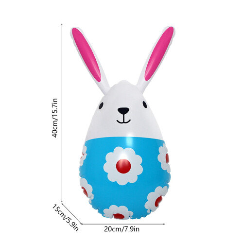 Inflatable Easter Eggs PVC 40cm Pack of 1 2