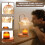 Waxbrander met timer, dimfunctie en glazen kap. 3