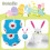 Inflatable Easter Eggs PVC 40cm Pack of 1 5