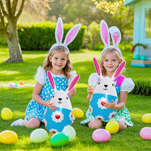 Inflatable Easter Eggs PVC 40cm Pack of 1 1