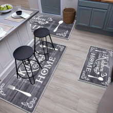 Set di 3 tappeti da cucina in stile bohémien