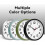 10 inch Silent Wall Clock in Blue Grey 5