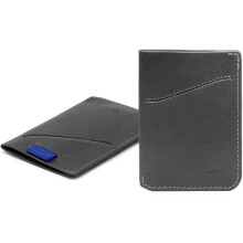 Bellroy Card Sleeve Wallet Charcoal blue leather card holder 2nd edt
