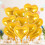 Hjertefolieballoner 10 stk. orange 5