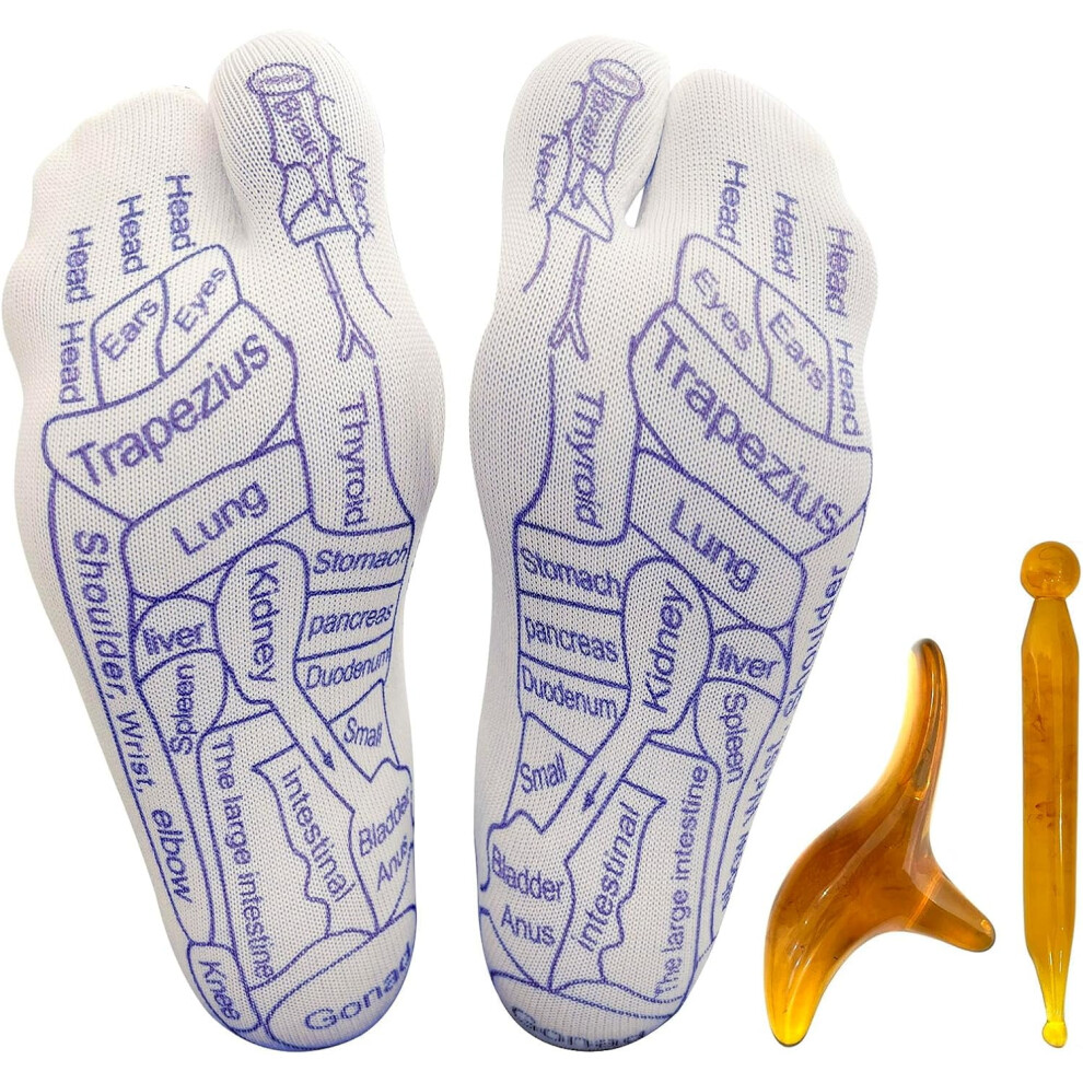 Foot Reflexology Socks with Massage Tools â Stress & Pain Relief via Acupressure